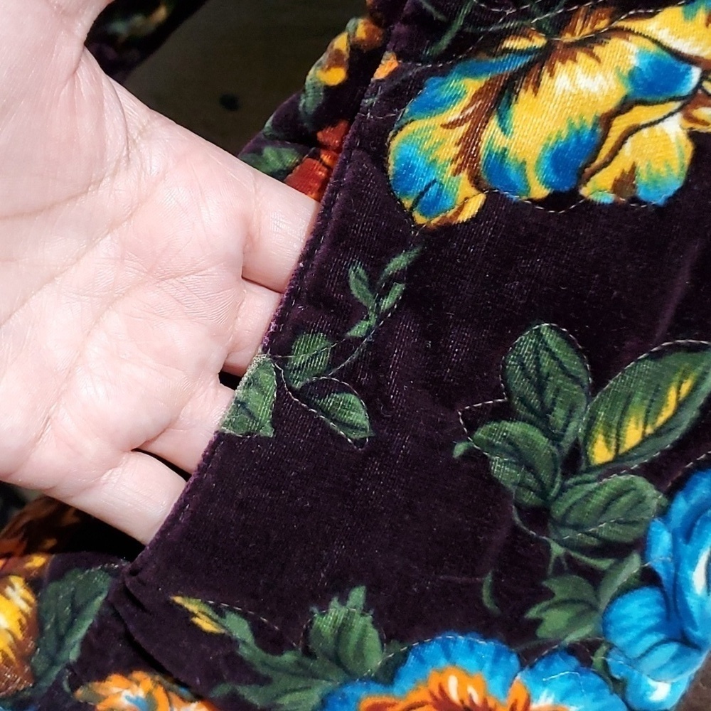 KAM FUNG BLAZER HONG KONG CHINA QUILTED ORIENTAL CRAFTCORE Asian Inspired Boho - Picture 7 of 8
